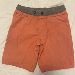Melon colored shorts